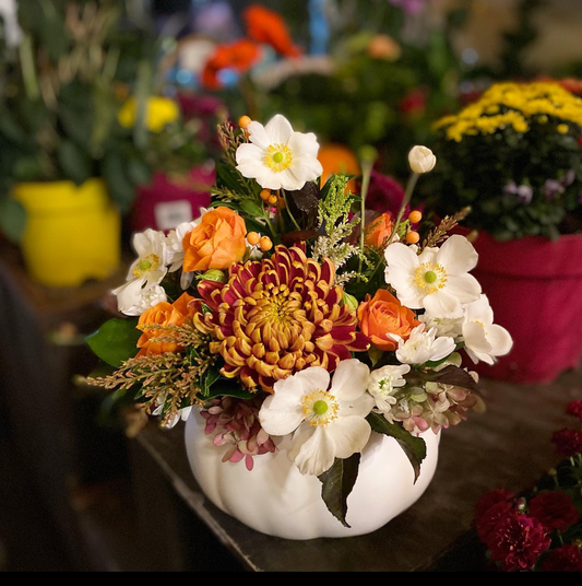 Pumpkin Centrepiece- Ceramic keepsake