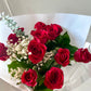 Bouquet of Ecuador Red Roses- 50 cm length