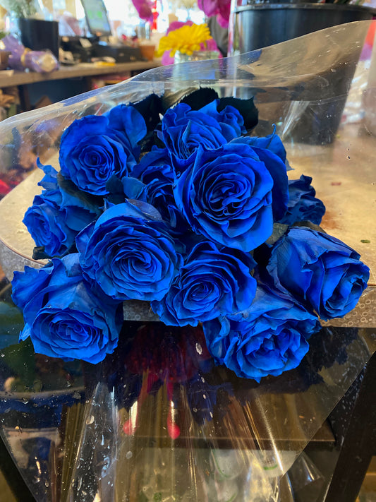 Jazzy Blue Roses