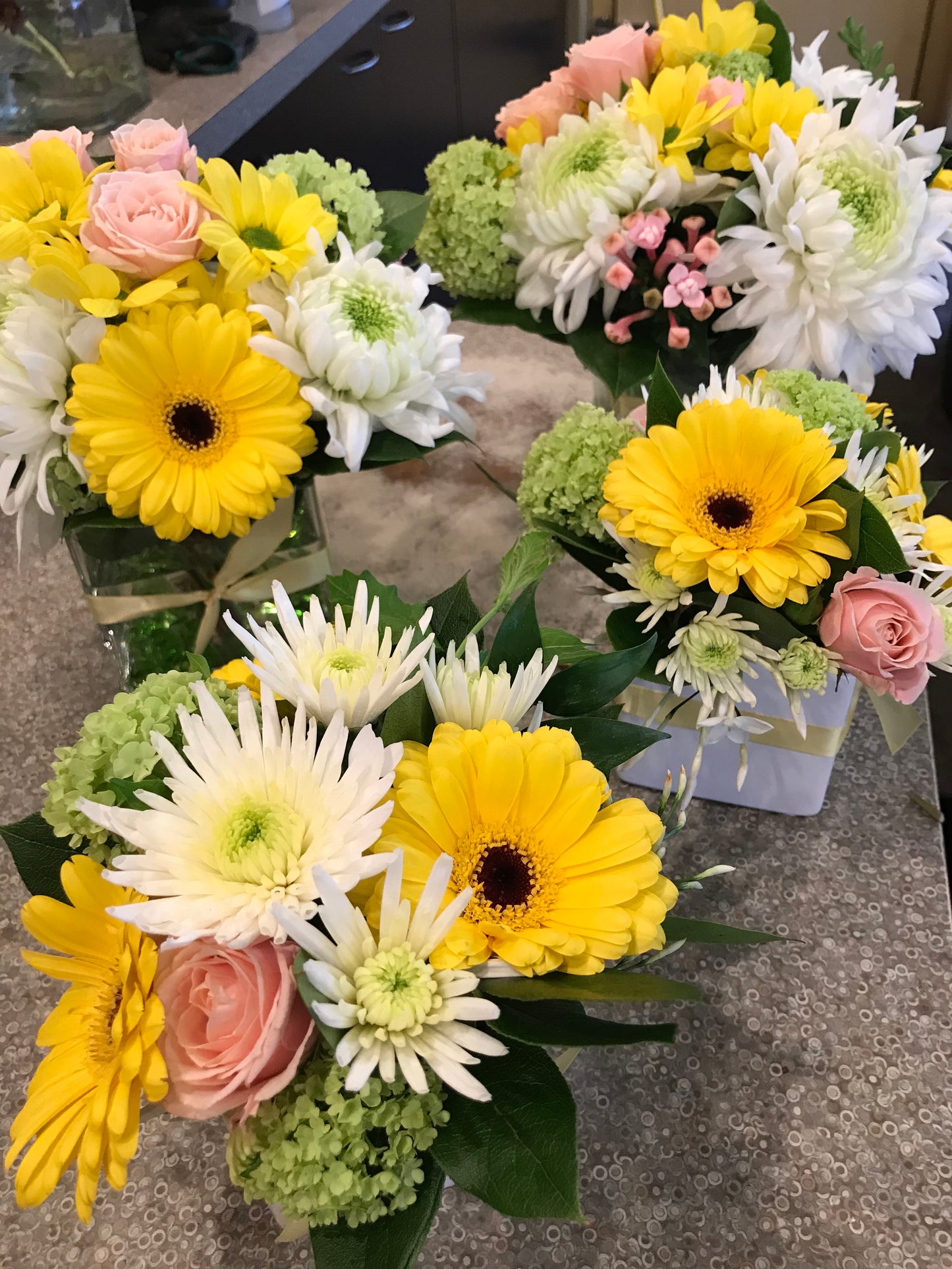 Assorted Posies - Yellow